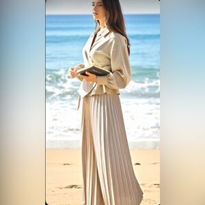 Chic Beige Maxi Dress